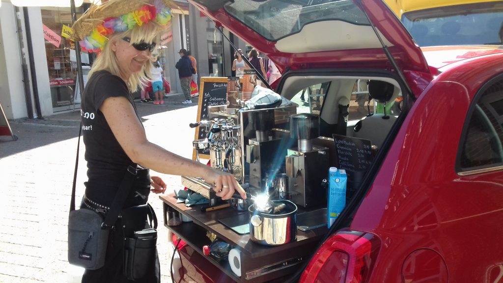 Espressino 500 bei der Arbeit